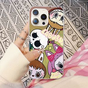 Yeni Labubu telefon kılıfı sevimli karikatür hayvan IMD telefon kabuk için 16 15 Pro Max akrilik işık telefon kapak - Product Image 6