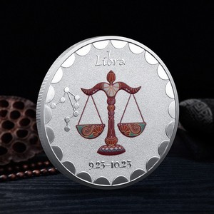 日月占卜塔罗牌硬币幸运星座西方占星术浮雕纪念币 - Product Image 3