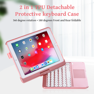 Tablet Pad <strong>Bluetooths</strong> <strong>Keyboard</strong> 7colorful Retro Backlit Wireless <strong>Keyboard</strong> Mouse 9.7 <strong>Keyboard</strong> Case For Ipad - Product Image 6