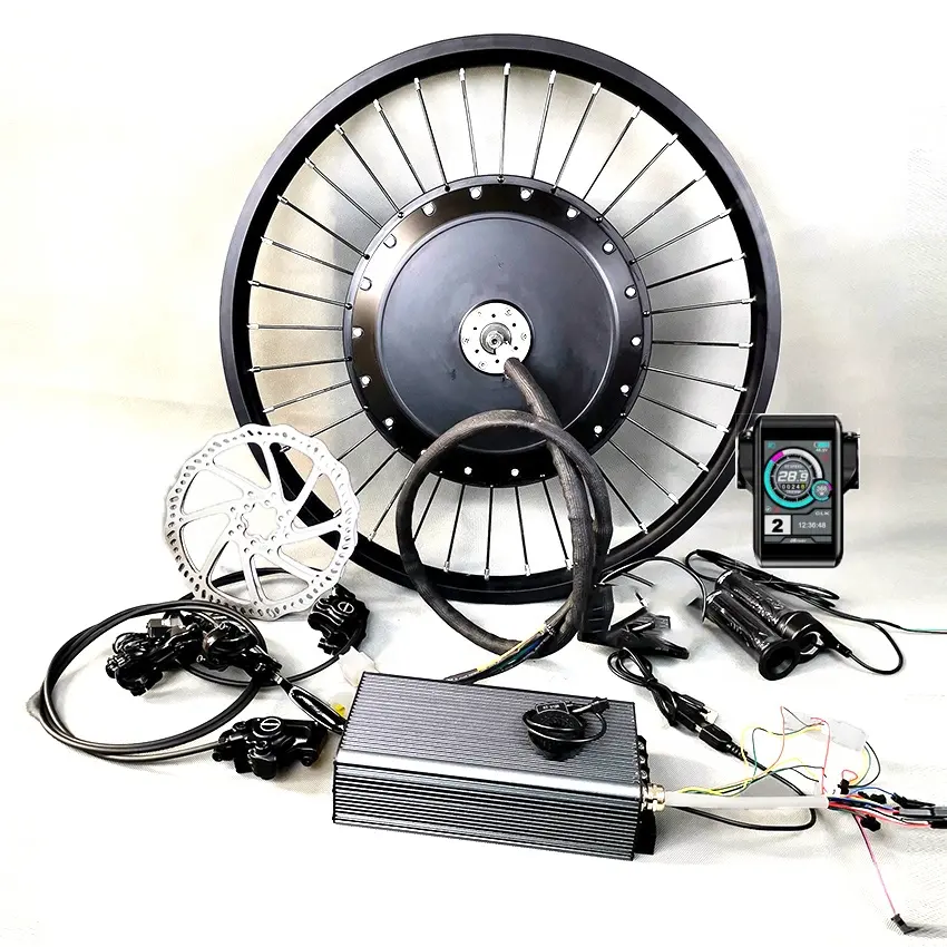 Nouveau modèle 8000w moteur de moyeu électrique 72v kit 48v batterie de vélo électrique utilisé moteur qs pour adulte tricycle vélo et VTT