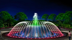 Personalizzabile Mini fontana di danza musicale multifunzione giardino esterno prodotto con programma di controllo per aree quadrate - Product Image 5