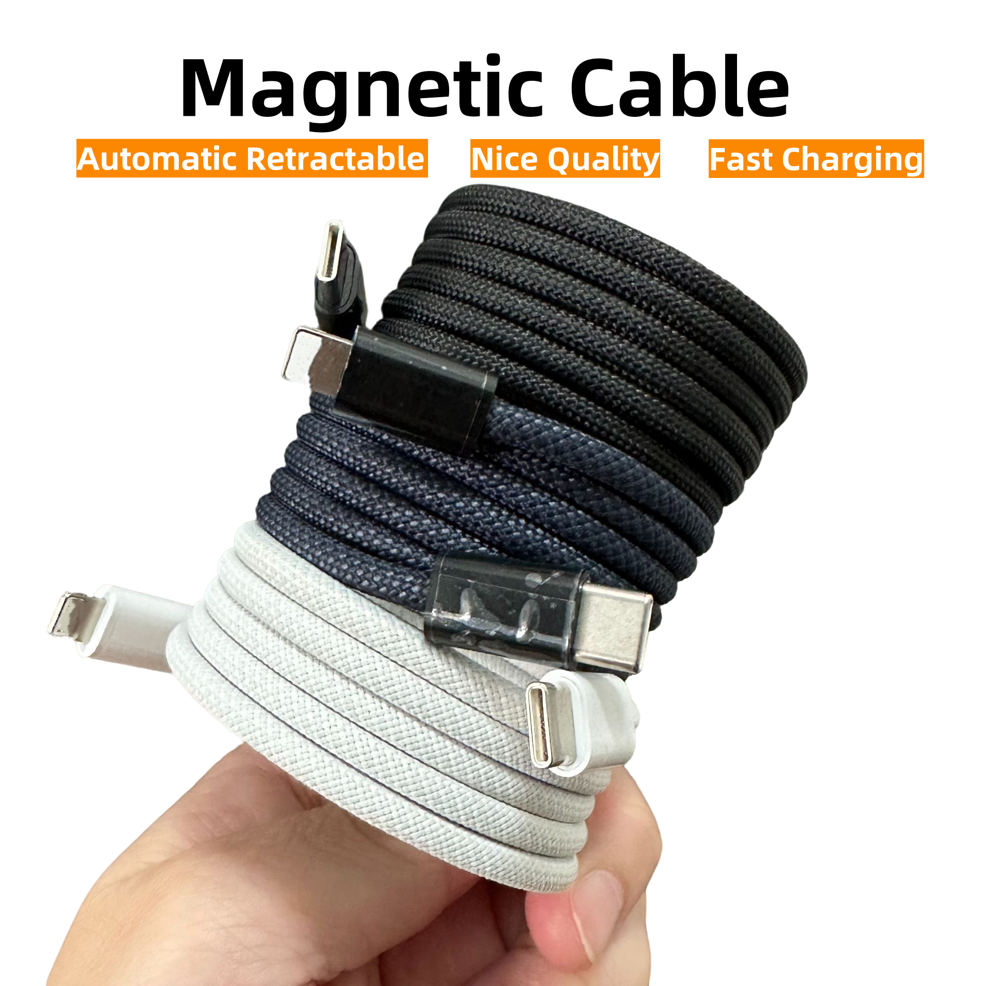 Tipo-C alla luce 8 PIN nero