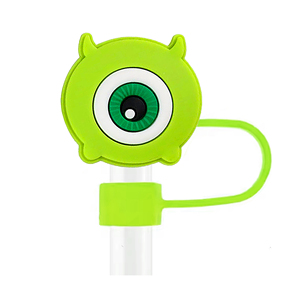 Özel silikon kullanımlık toz geçirmez saman ipuçları pipet fiş çiçek papatya saman Topper Charms kapak Tumbler Topper - Product Image 3