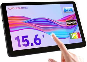 Pantalla táctil capacitiva i p s de 15,6 pulgadas, pantalla LCD de 1920x1080 con estuche compatible con PC / Raspberry Pi / Jetson Nano - Product Image 2