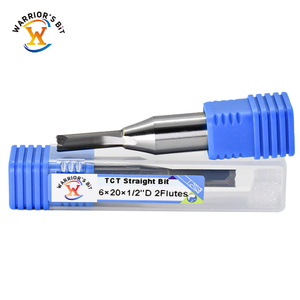 Özelleştirilebilir 1/2 "1/4" Shank CNC Router Bit MDF ahşap kesme freze için 2 flüt TCT düz Bit ahşap için kesici yönlendirici OEM - Product Image 6