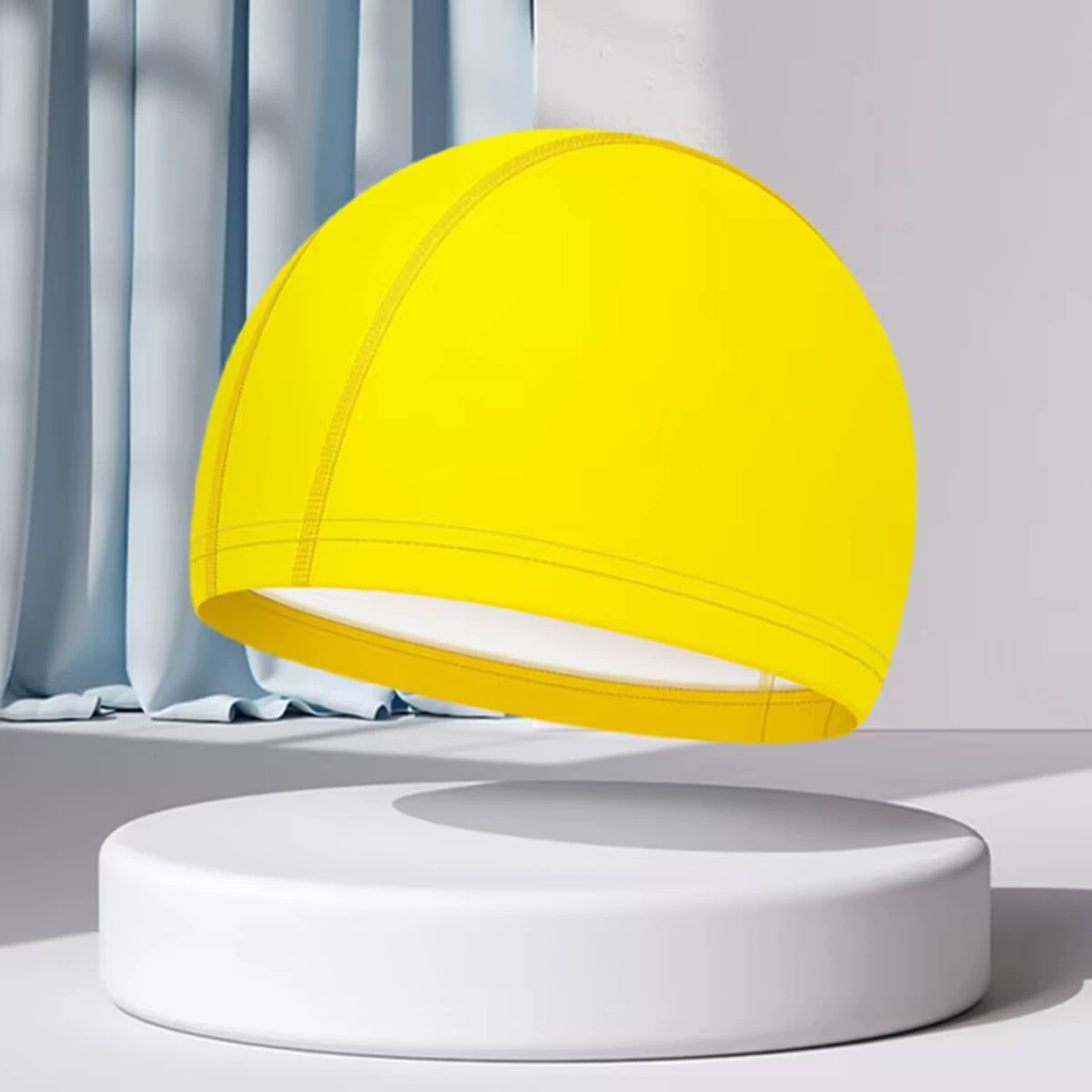Chapeau pu jaune pour enfants