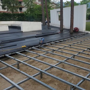 Açık su geçirmez WPC 3D ahşap tahıl kabartmalı ahşap plastik kompozit zemin kaplaması için <span class=keywords><strong>PVC</strong></span> fırçalanmış peyzaj istikrarlı zemin kaplaması Yard
