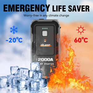 Dual-Purpose Jump Starter &amp; <strong>Power</strong> <strong>Bank</strong>: 18W PD <strong>Input</strong>, <strong>QC3.0</strong> <strong>Output</strong> for Cars <strong>and</strong> Gadgets - Product Image 5