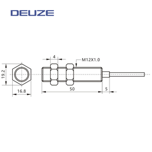 Low price ICU12MB03U Standard <strong>Analog</strong> <strong>Output</strong> Type Design with IP67 Distance 0.04mm 24V DC <strong>Inductive</strong> Proximity <strong>Sensor</strong> - Product Image 4