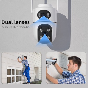 Cámara doméstica Mini Cámara IP inalámbrica Visión nocturna a todo color Seguridad interior con cámara de sensor CMOS de Audio bidireccional Icsee - Product Image 4
