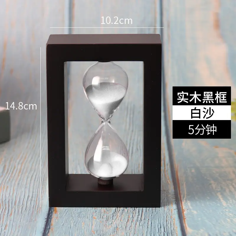Hourglass Timer 30/60 Minutes Creative Gifts Room Decor Office Kitchen Decor Birthday Wood Sand Hourglass Clock