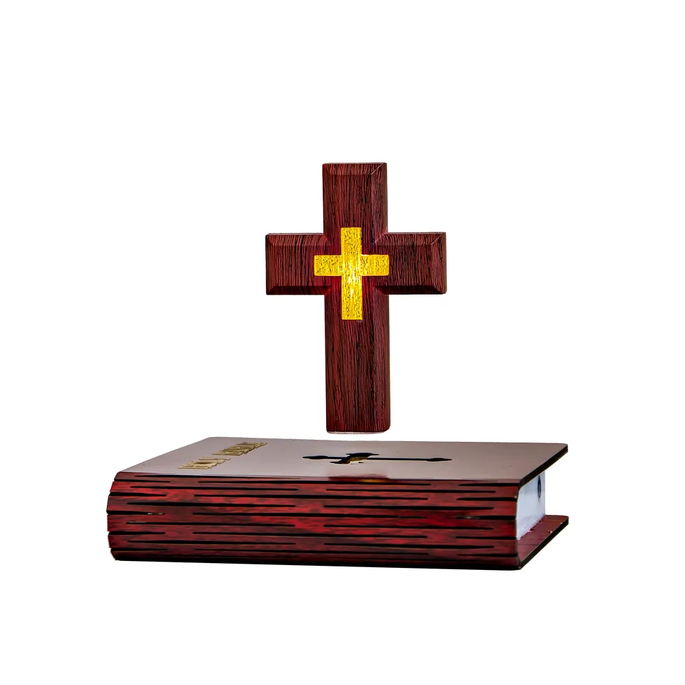 Новый дизайн от HCNT, левитирующая ианиме, христианская Священная Библия, книга, Библия, крест для подарка