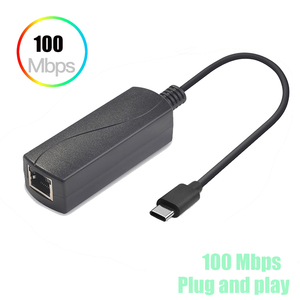 SDaPo P2C5V USB2.0 100Mbps LAN ağ POE güç kaynağı tip C RJ45 Powerline USB Ethernet PoE tip C adaptörü dönüştürücü - Product Image 2