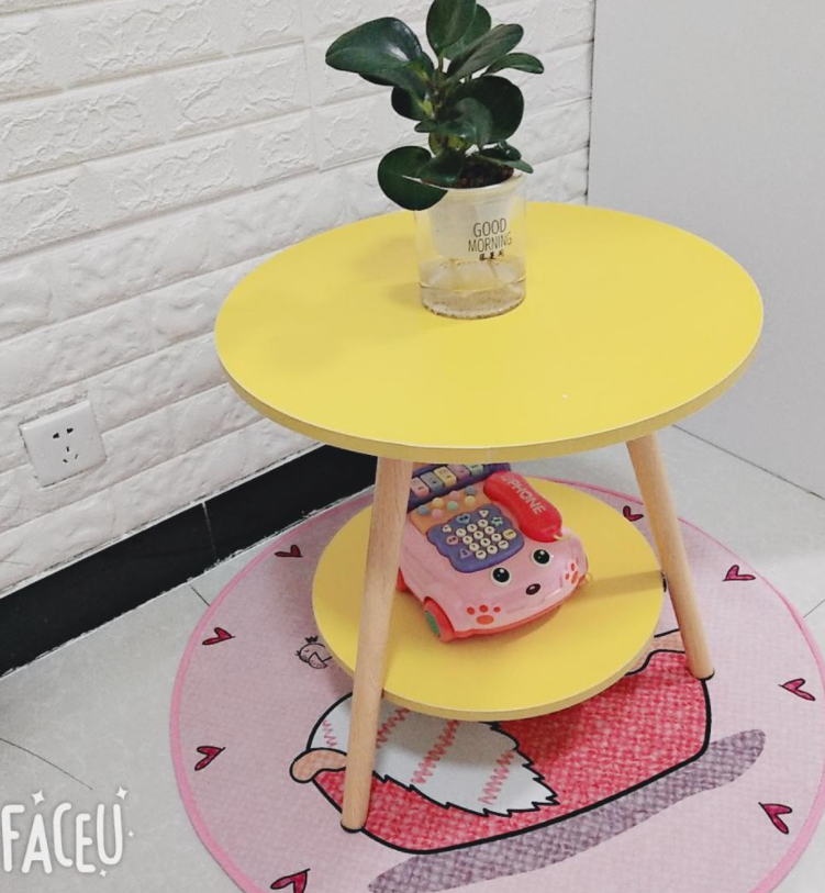 Sofa Side Table Nordic Mini Coffee Table Living Room Furniture Simple Mobile Side Table Bedside Small Table