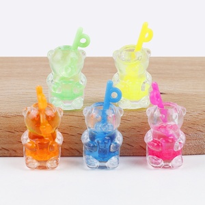 Mô phỏng thực phẩm chơi uống chai cửa hàng tiện lợi chai nhỏ bạo lực gấu tự làm đồ trang sức điện thoại trường hợp phụ kiện trang trí - Product Image 4