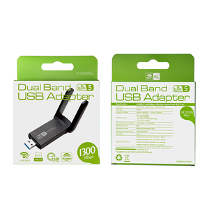 All'ingrosso della fabbrica RTL8812 senza fili Dual Band Driver-Free adattatore WiFi 1300Mbps Ethernet scheda di rete per PC - Product Image 2