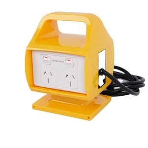 オーストラリア標準ダブルソケットポータブル電源ソケットアウトレットSAIPWELL 4 Way 10 Amp 15 Amp MCB RCD工業用NFC - Product Image 1