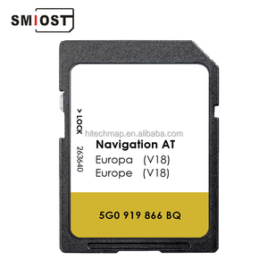 SMIOST <strong>Navi</strong> Sat Nav for VW <strong>Touran</strong> Golf Navig SD GPS Karta Memorial Navigation for Volkswagen Card CID at V18 - Product Image 5