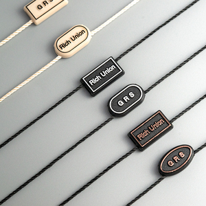 <strong>Customize</strong> Hot Selling Design Rectangle hang <strong>Tag</strong> <strong>String</strong> Fastener Garment Apparel Cloth Lock Seal Jeans Standard Size Accessories - Product Image 4
