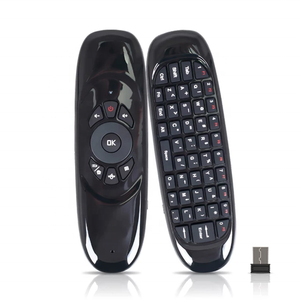 New 2.4G RF Remote <strong>Control</strong> Air Mouse Wireless <strong>Keyboard</strong> C120 for Android Smart TV Box Customize Voice Backlight - Product Image 2