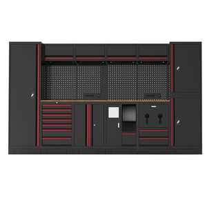多功能工作台抽屉组合工具柜车库工作站模块化工具箱 - Product Image 1