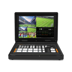 Avmatri-X Pvs0403u ตัวแปลงสัญญาณ4ch 10.1นิ้ว SDI & HDM-I วิดีโอแบบเรียลไทม์เครื่องกระจายเสียงถ่ายทอดสดอีเว้นท์ตัวสลับวิดีโอมิกเซอร์ - Product Image 1