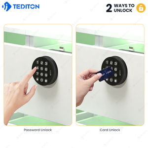 Tediton工厂智能锁组合密码数字代码卡无钥匙键盘智能柜锁 - Product Image 3