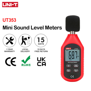 Instrumento de medición de ruido UT353 UT353BT, medidor dB, 30 ~ 130dB, Mini medidor de nivel de sonido de Audio, Monitor de decibelios, 1 unidad - Product Image 2