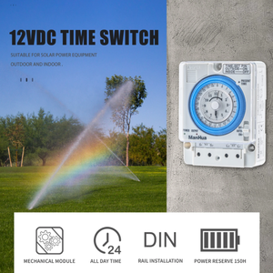 24H 12VDC 15A Din Rail Timer interruttore TB35 analogico meccanico interruttore di controllo del tempo - Product Image 6