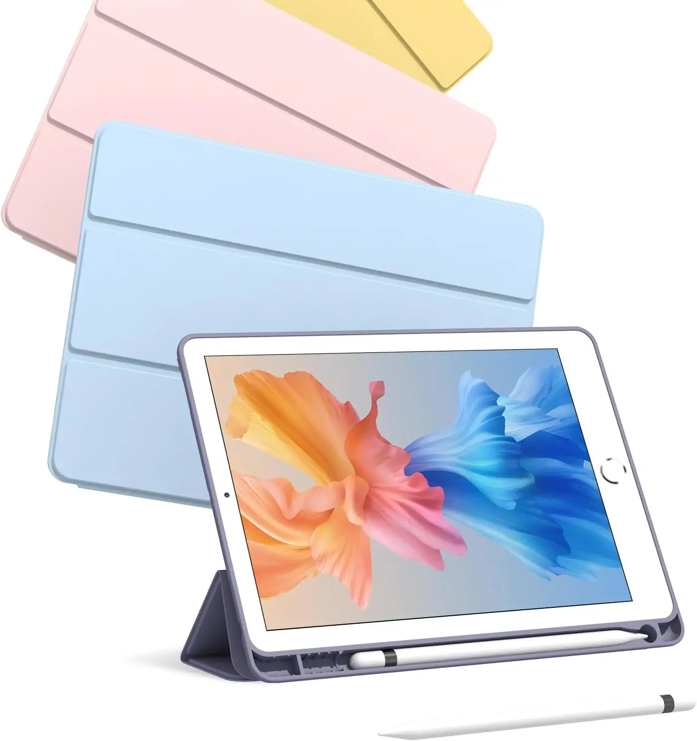 IPad hava 2 için Shemax ince standı sert arka kabuk kapak otomatik uyandırma uyku ile iPad hava 2 için Tablet kılıfı Funda iPad 9.7 inç için