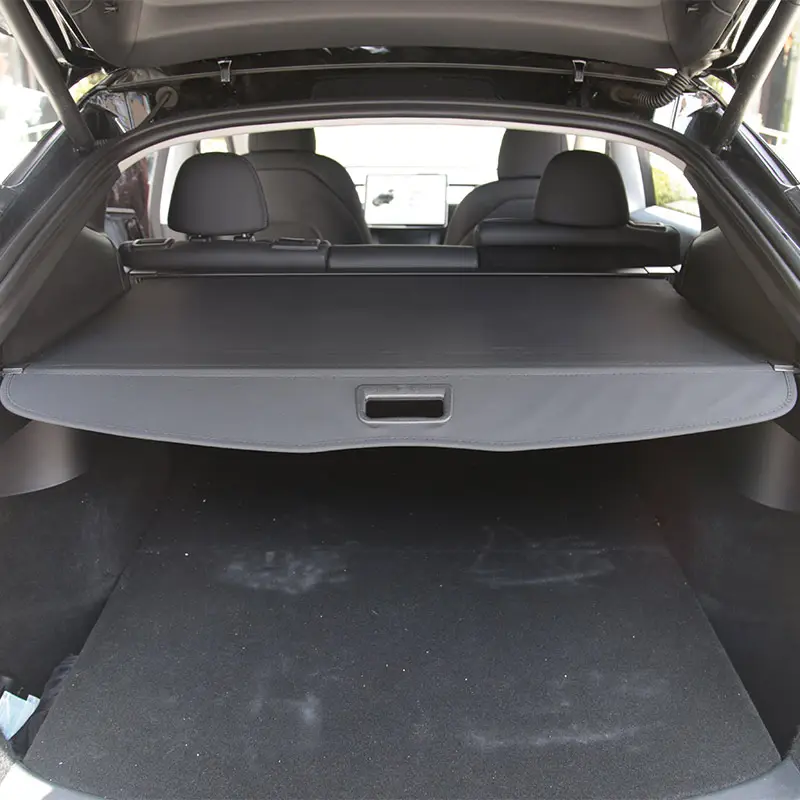 Housse de chargement rétractable pour Tesla modèle Y, pare-soleil de sécurité pour coffre arrière, volet de séparation de confidentialité, porte-bagages, accessoires de voiture