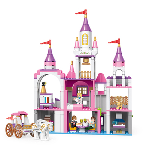 Cogo בנות חינוך נסיכה טירה בית diy לבנות בלוקים הרכבה - Product Image 1