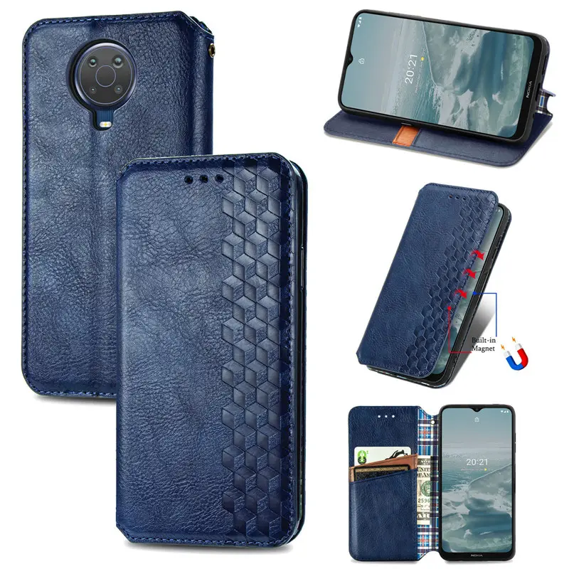 Phone Case Leather Wallet Case Magnetic Case For Nokia C300 C210 X100 XR21 G400 5G C100 C2 2nd Edition C21 C01 Plus C20