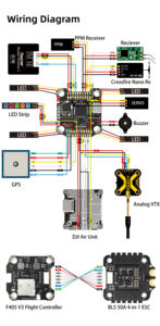 SpeedyBee F405 V3 F4 uçuş kontrol BLS 50A 4IN1 hız 30x30 FC & ESC Stack Flytower 3-6S için HD /Analog VTC FPV yarış Dron parçaları - Product Image 5