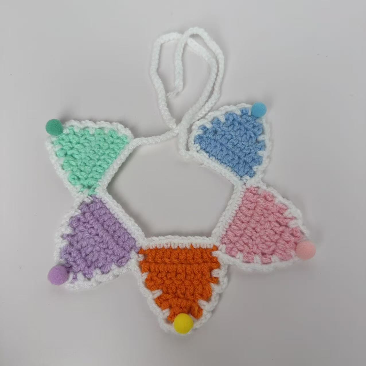Bavoir étoile cinq couleurs
