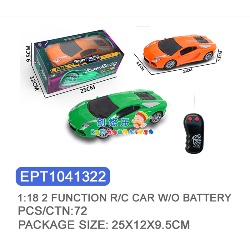 EPT1041322-1:18 2CH Auto RC Simulata (72 pz/scatola)