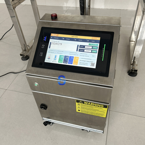 Hohe Stabilität CIJ Kontinuierlicher Tinten strahl drucker Schnellt rocknende Tinte Kleiner Zeichen code Maschine Neuer Zustand Etiketten drucker - Product Image 5