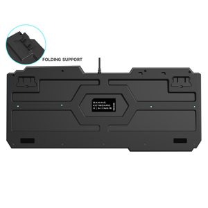 Hot bán 104 RGB Backlit có dây chơi game Bàn phím cơ khí cảm thấy giao diện USB máy tính không thấm nước ngoại vi với người giữ điện thoại - Product Image 6