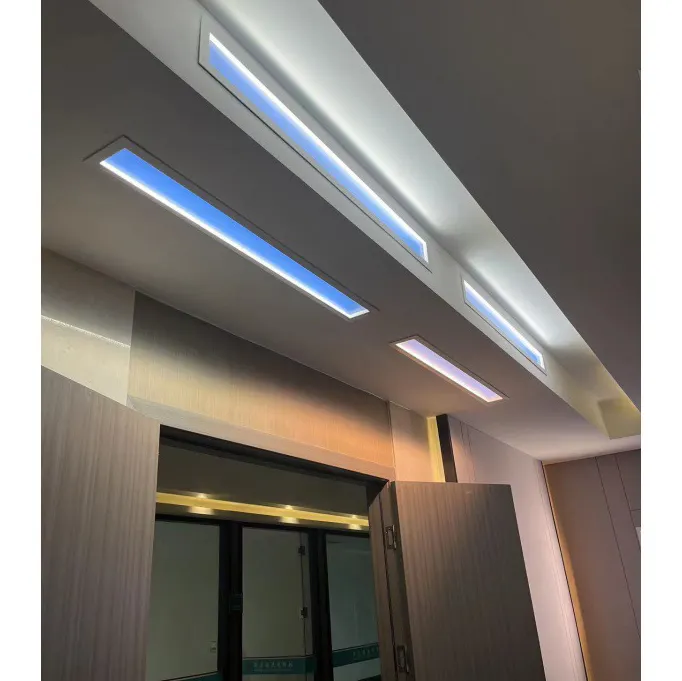 Deckenlichtpaneele Led-Dachfenster-Nachttisch Blaue Himmelbeleuchtung simulierte Tageslichtlampe