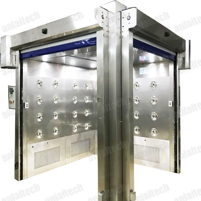 Air Shower Clean Room with PVC High Speed Door for Food Industry Clean Room Cargo Air Shower