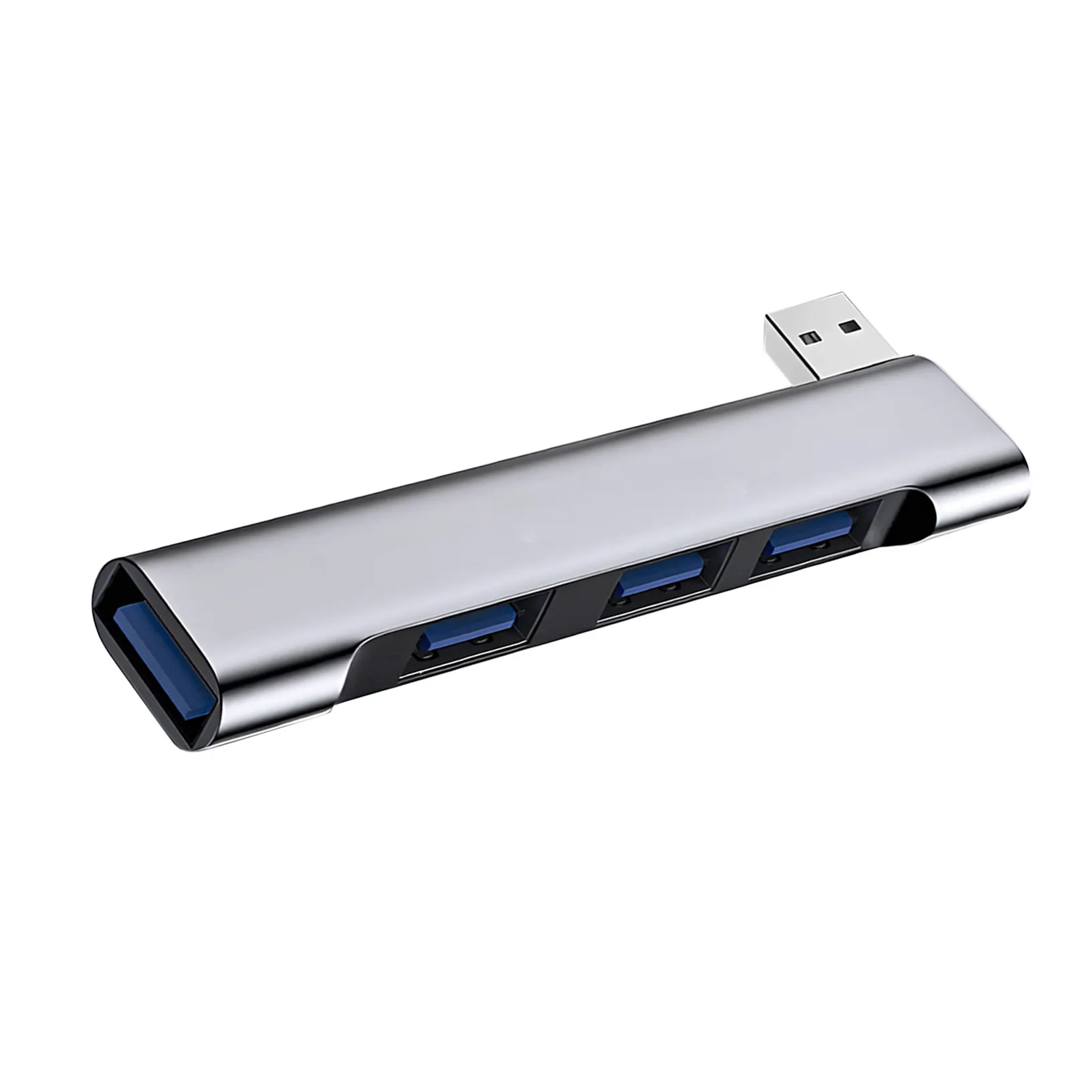 4 พอร์ต Mini USB3.0 สถานีเชื่อมต่อฮับปลั๊กและเล่นความเร็วสูง USB Hub USBC HUB Type-c สําหรับอุปกรณ์คอมพิวเตอร์