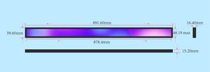 23.1 Inch Smart Retail Digital Shelf Led <strong>Display</strong> Shelves Stretch Bar <strong>Type</strong> <strong>Lcd</strong> <strong>Display</strong> for Supermarket Shelf Edge - Product Image 4