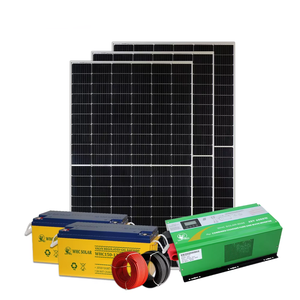 3000瓦太阳能套件太阳能系统家用离网3KW太阳能系统家用电池 - Product Image 1