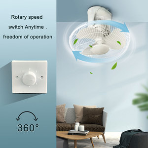 交流220V现代16 18英寸360度旋转电动轨道家用电器吊扇 - Product Image 3