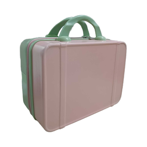 14 pollici ABS Mini valigia personalizzata alla moda impermeabile borsa per cosmetici leggera scatola regalo per signore piccolo colore caramella - Product Image 3