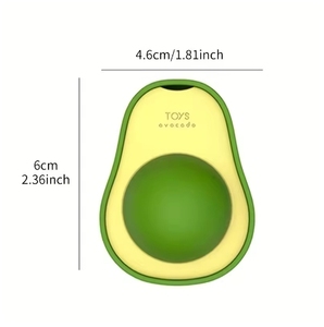 Bola de pared de hierba gatera de aguacate, juguetes para gatos, hierba gatera, 1 Uds., juguetes de hierba gatera con forma de aguacate, golosinas giratorias, juguetes para gatos de interior - Product Image 5