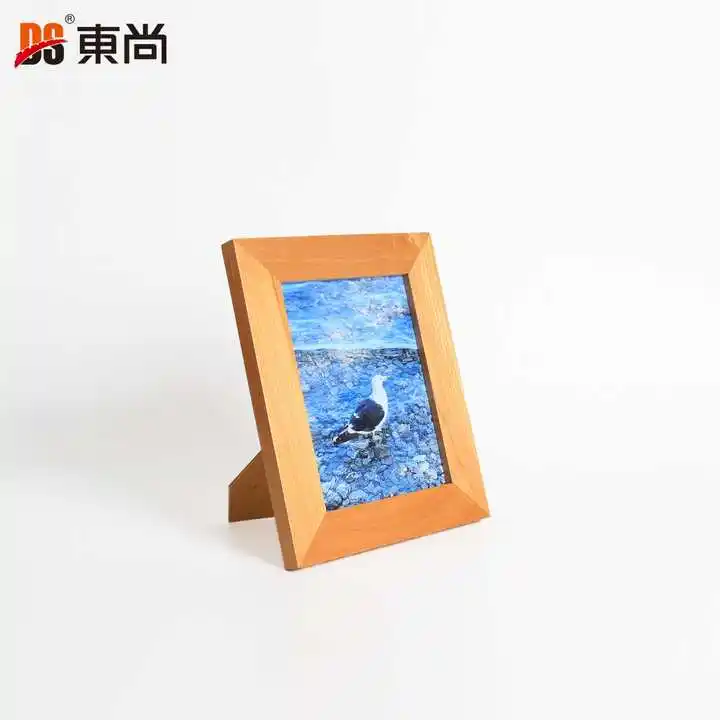 גבוהה high definition זכוכית תמונות מסגרות תמונה מוצקות עץ מודרני מסגרת לתמונה העליונה שולחן