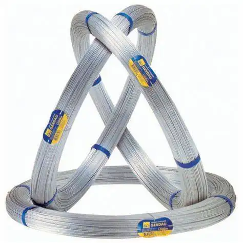 חם טבל arame liso ovalado 17/15 Z-700 alambre דה acero galvanizado para cerca מגולוון פלדה סגלגל חוט