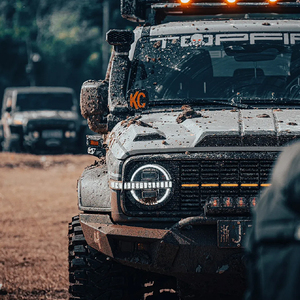 Jeep Wrangler's 10th Anniversary Front and Rear Aluminum Magnesium Alloy Bumpers Upgraded with Anti Collision Bars