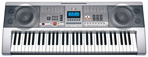 Lehoo Reproductor MP3 Simulación Piano Teclado 61 Teclas Tipo de enseñanza Teclado electrónico con pantalla LCD - Product Image 4